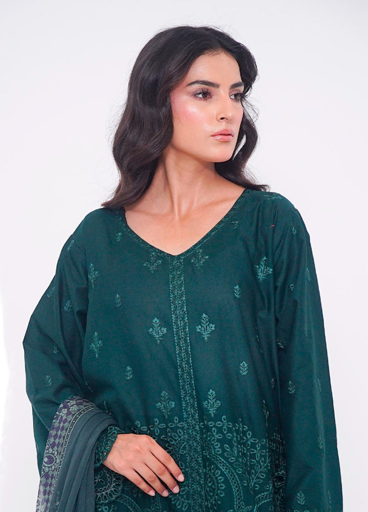 Ileen by naba bilal RTW Embroidered Lawn 3 Piece Suit IN26REL Sila - Casual Collection