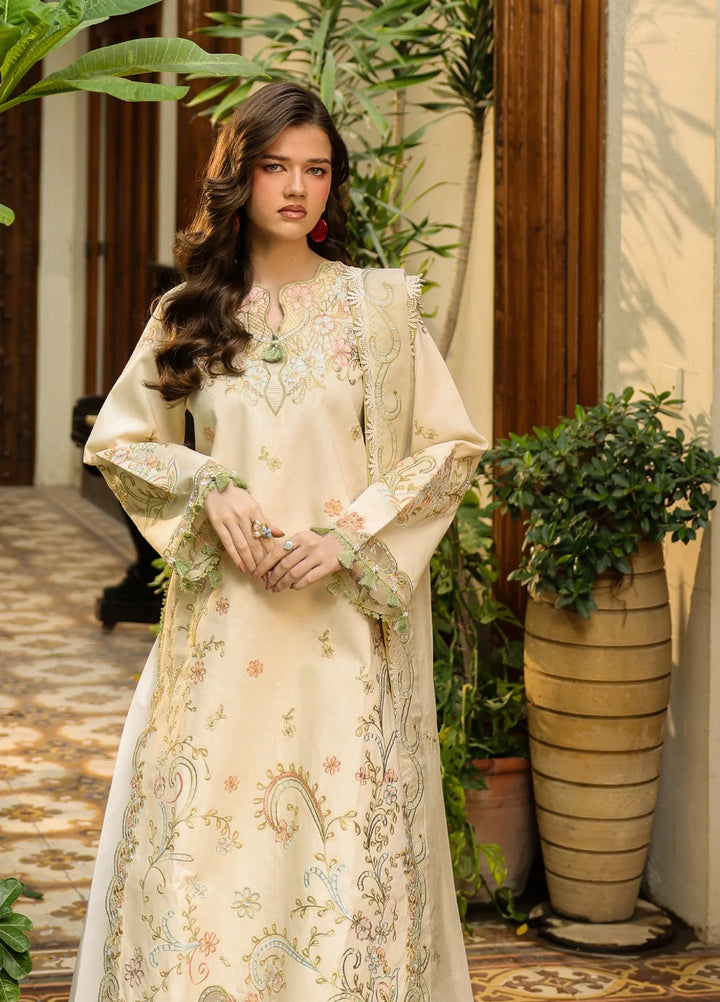 Shanaya by Mahnur Unstitched Embroidered Lawn 3 Piece Suit MN26USL SH-11 - Summer Collection
