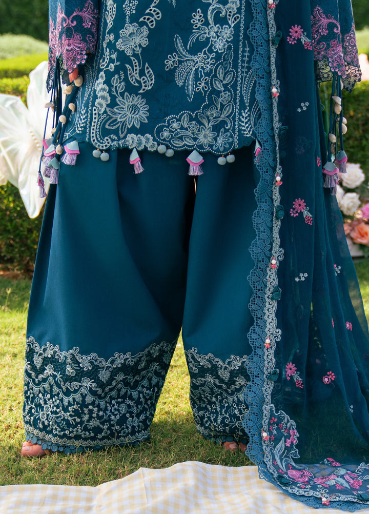 Feerie by Sundas Ahad Unstitched Embroidered Lawn 3 Piece Suit SNA26ULF Eloria ELL-04 - Eid Collection