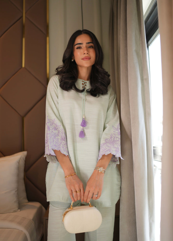 Pret Essentials by Sahar Pret Embroidered Khaddar 2 Piece AWEK-RR-06 - Winter Collection