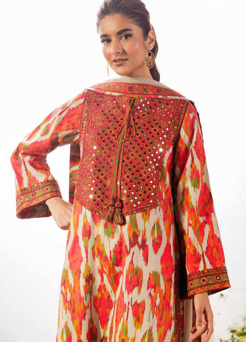 Rang e Bahar by Charizma Unstitched Embroidered Lawn 3 Piece Suit CHR26URB CRB6-08 - Summer Collection