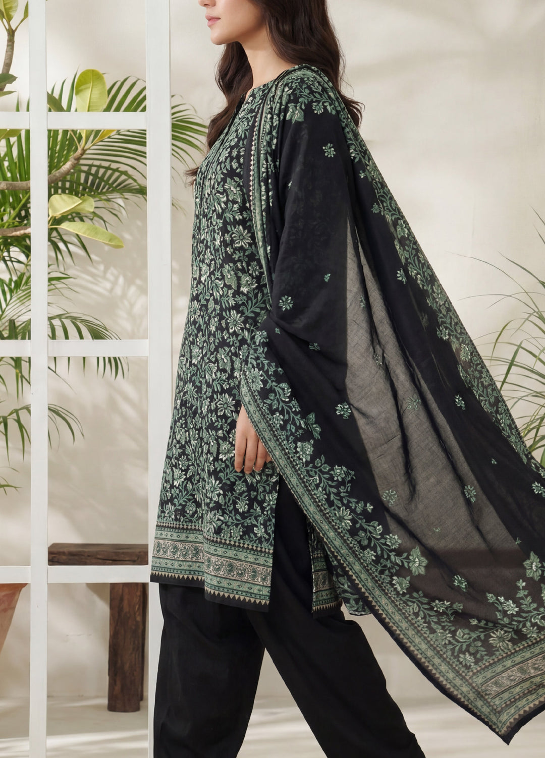 Daman by VS Textiles Unstitched Printed Lawn 3 Piece Suit VS26UDL D-08 851 - Casual Collection