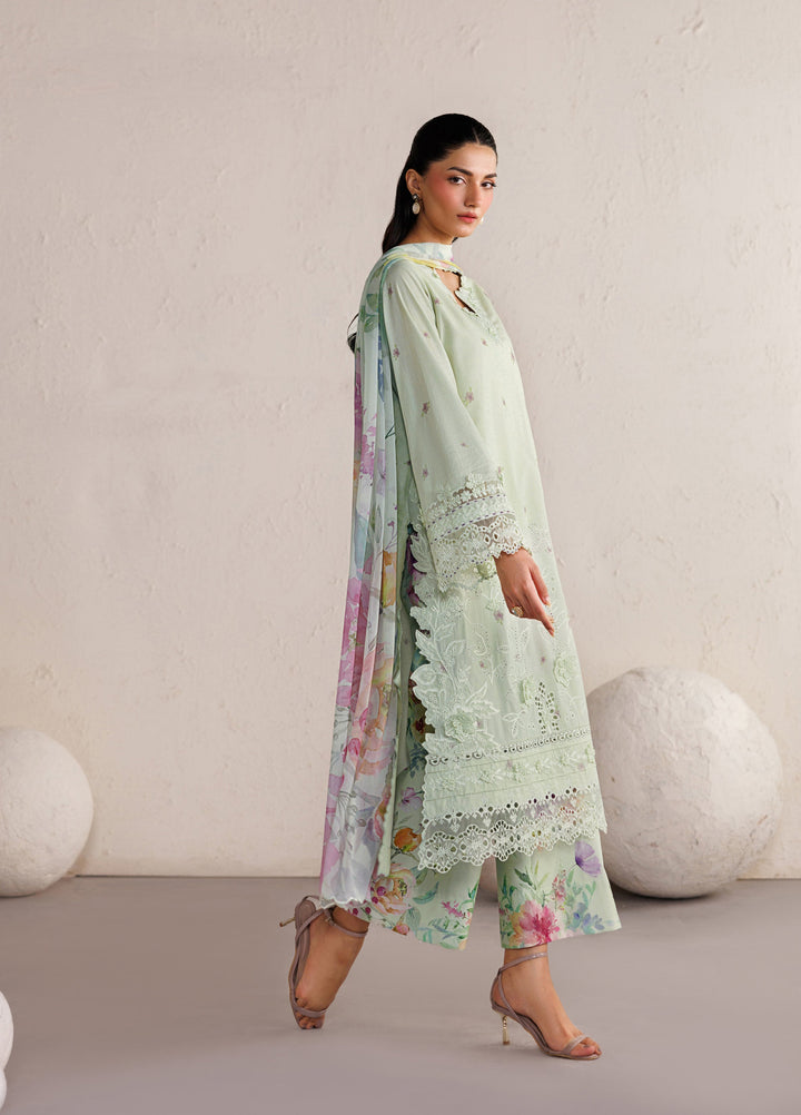 Iznik Unstitched Embroidered Lawn 3 Piece Suit IZ26ULF IBE-06 - Festive Collection