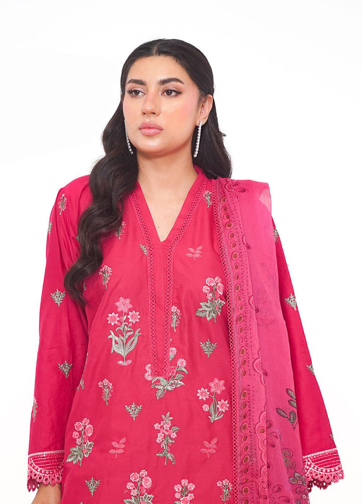 Ileen by naba bilal RTW Embroidered Lawn 3 Piece Suit IN26REL ELIF - Casual Collection