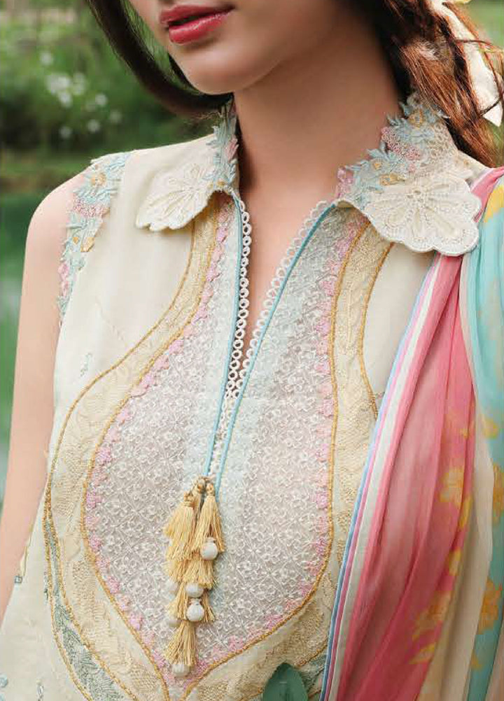 The Secret Garden by Mushq Unstitched Embroidered Lawn 3 Piece Suit MU26USG Nocturne Flora HUNSS260406 - Festive Collection