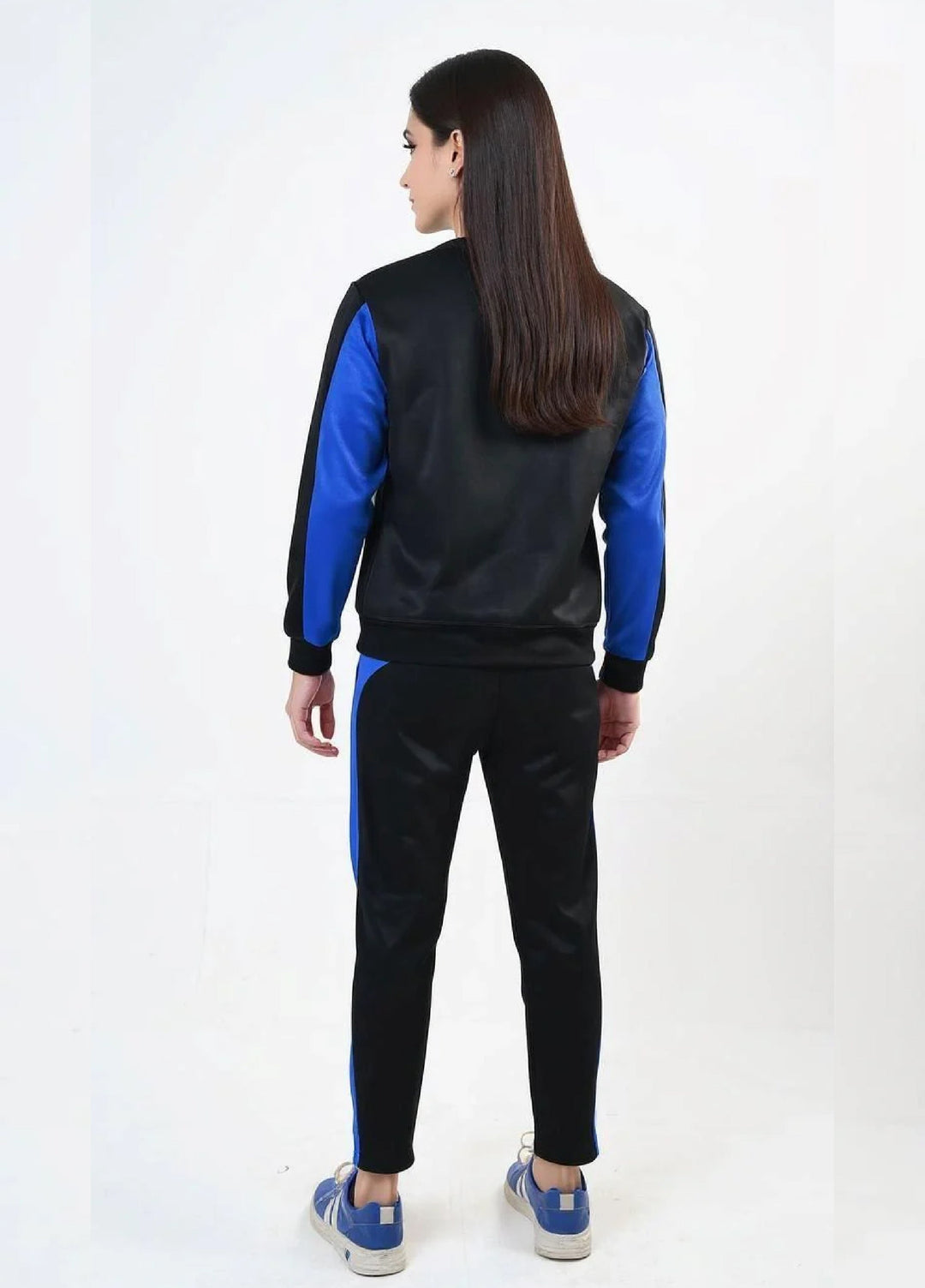 IQ Exclusive Women Winter Track Suit W-Blackout Blue Tracksuit