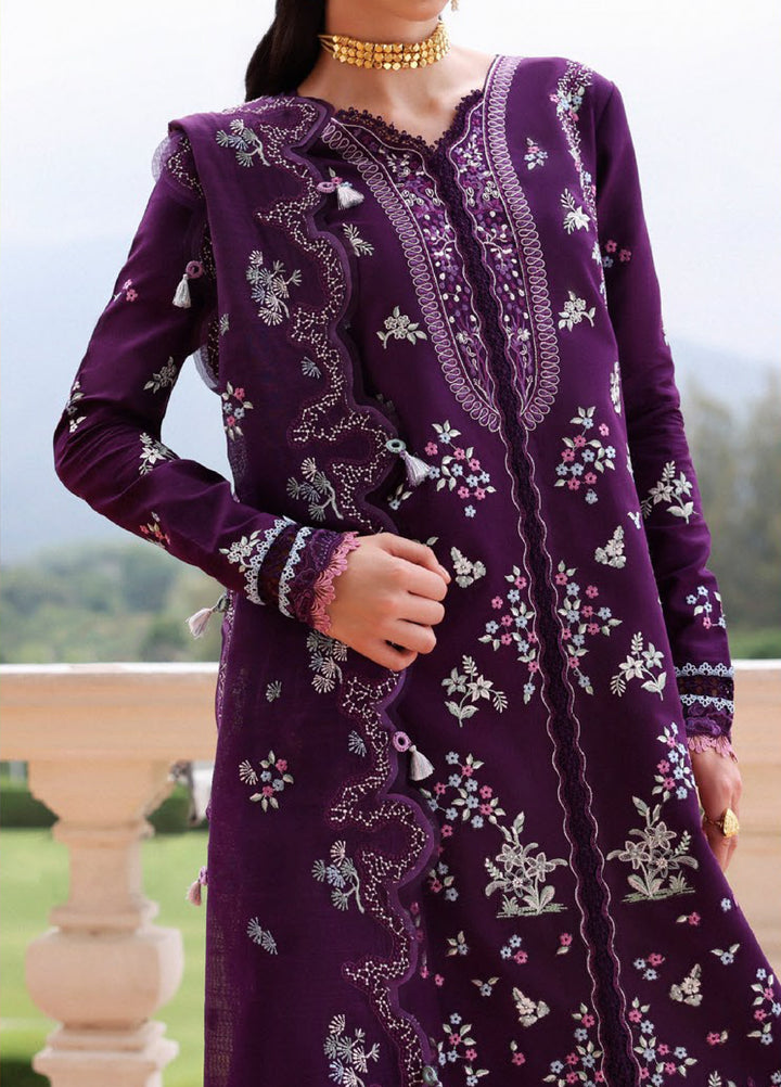 Lilas by Republic WomensWear Unstitched Embroidered Lawn 3 Piece Suit RW26ULL D-6A - Eid Collection