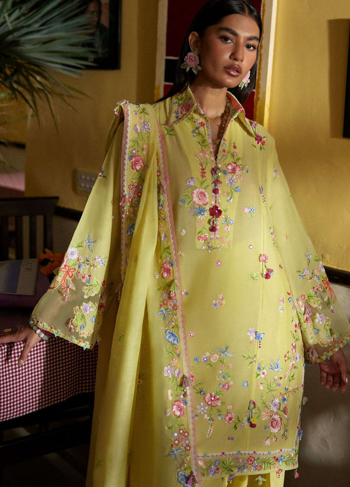Wild Flower by Zaha Unstitched Embroidered Lawn 3 Piece Suit ZK26UWL ZF26-08 Queen Of The Andes - Festive Collection