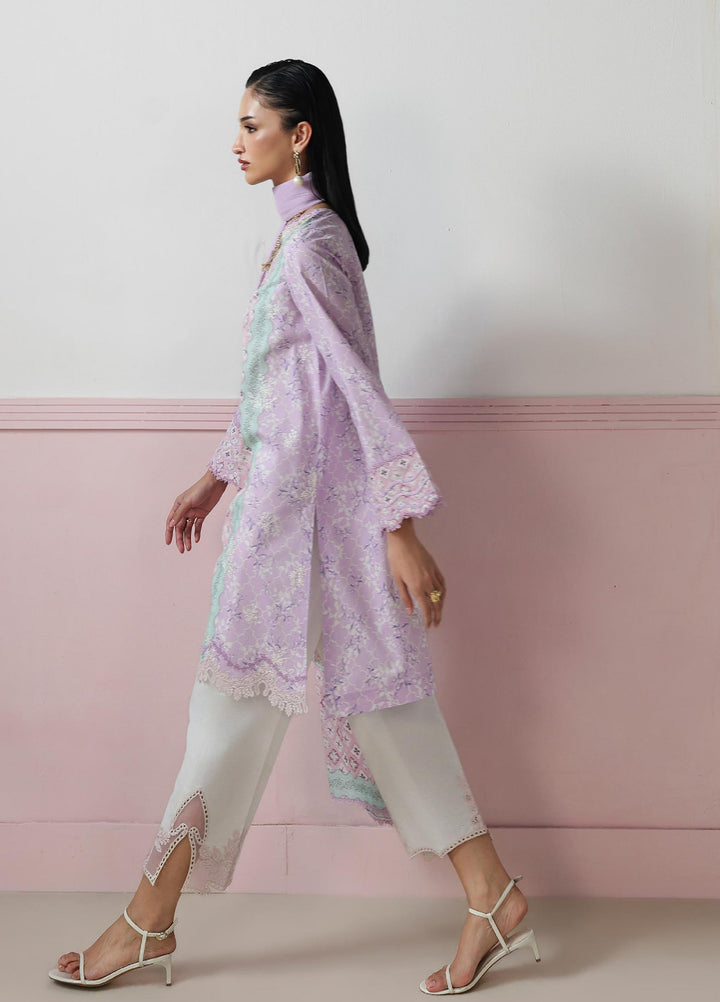 Q Prints by Qalamkar Unstitched Printed Lawn 3 Piece Suit QLK26UQL Josee QQP-10 (A) - Summer Collection