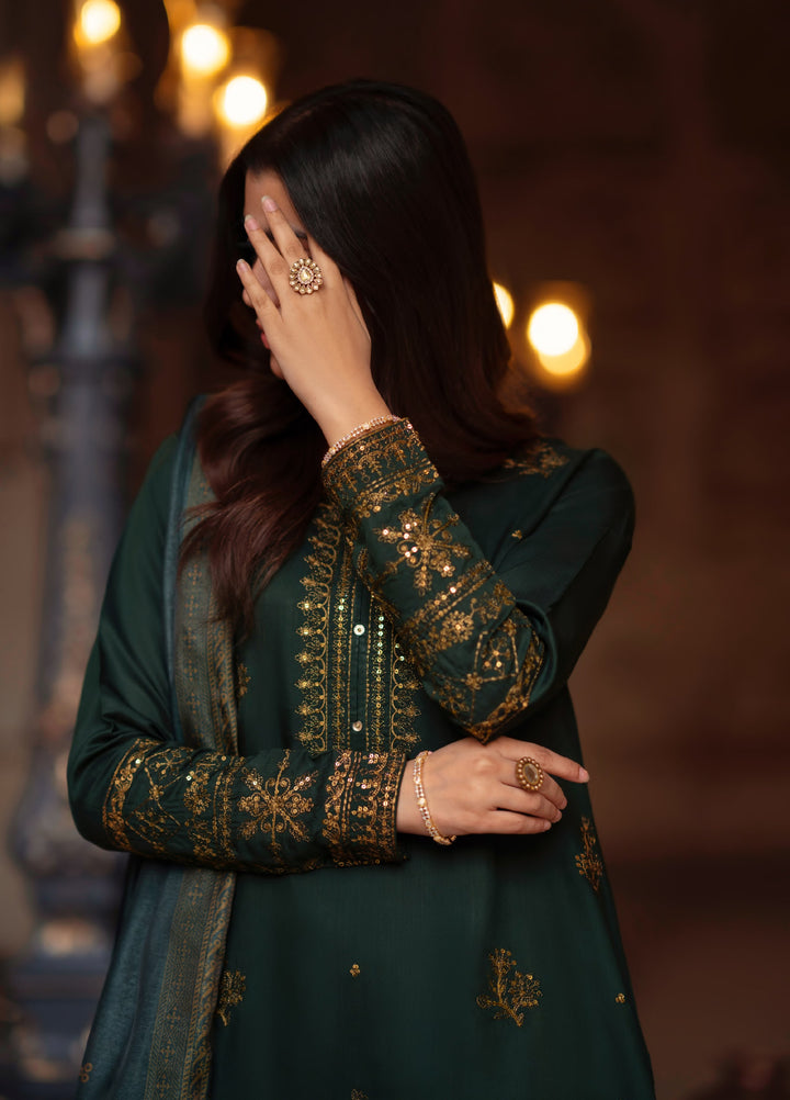 Darbar by Casuallite Pret Embroidered Silk Viscose 3 Piece Suit CSL26PDD-03 - Festive Collection