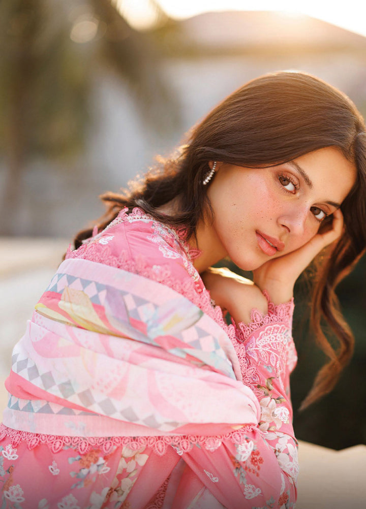 Summer Together by Afrozeh Unstitched Embroidered Lawn 3 Piece Suit AF26UST D-10 AMELUNE - Festive Collection