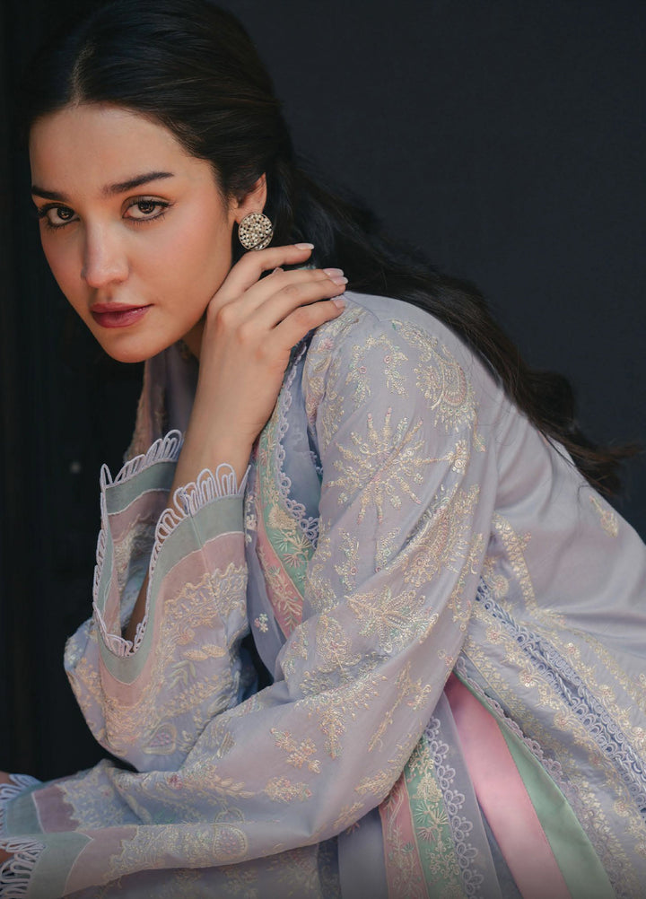 Mulaqat by Afrozeh Unstitched Embroidered Lawn 3 Piece Suit AF26UML SAYA FWU-0053 - Festive Collection