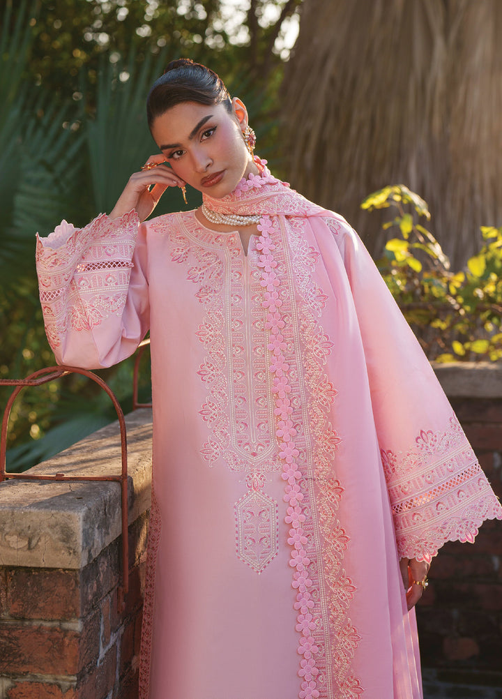Fiona by Mahnur Unstitched Embroidered Lawn 3 Piece Suit MN26UFL F-13 - Summer Collection
