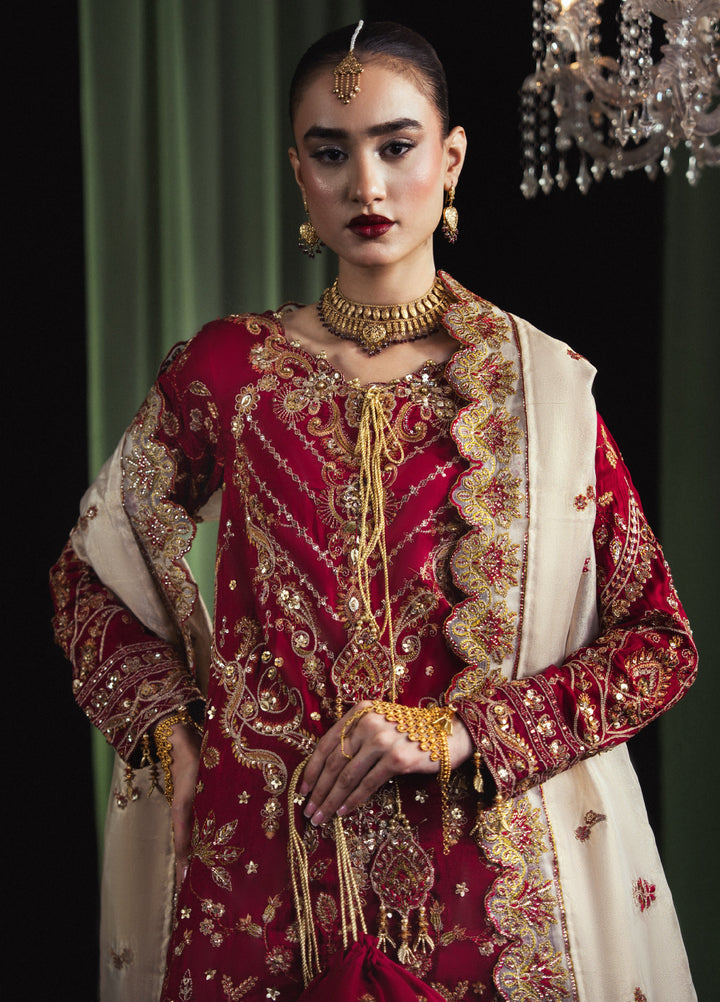 Sara Jahan Women RTW Embroidered Tissue Silk 3 Piece Suit SJ26RF NA-05 - Festive Collection