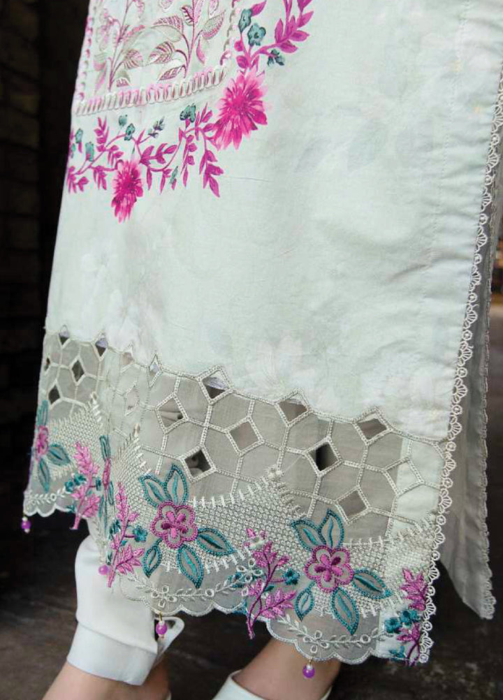 Sunshine Bloom by Al Zohaib Unstitched Embroidered Lawn 3 Piece Suit AZ26USL D12 - Summer Collection