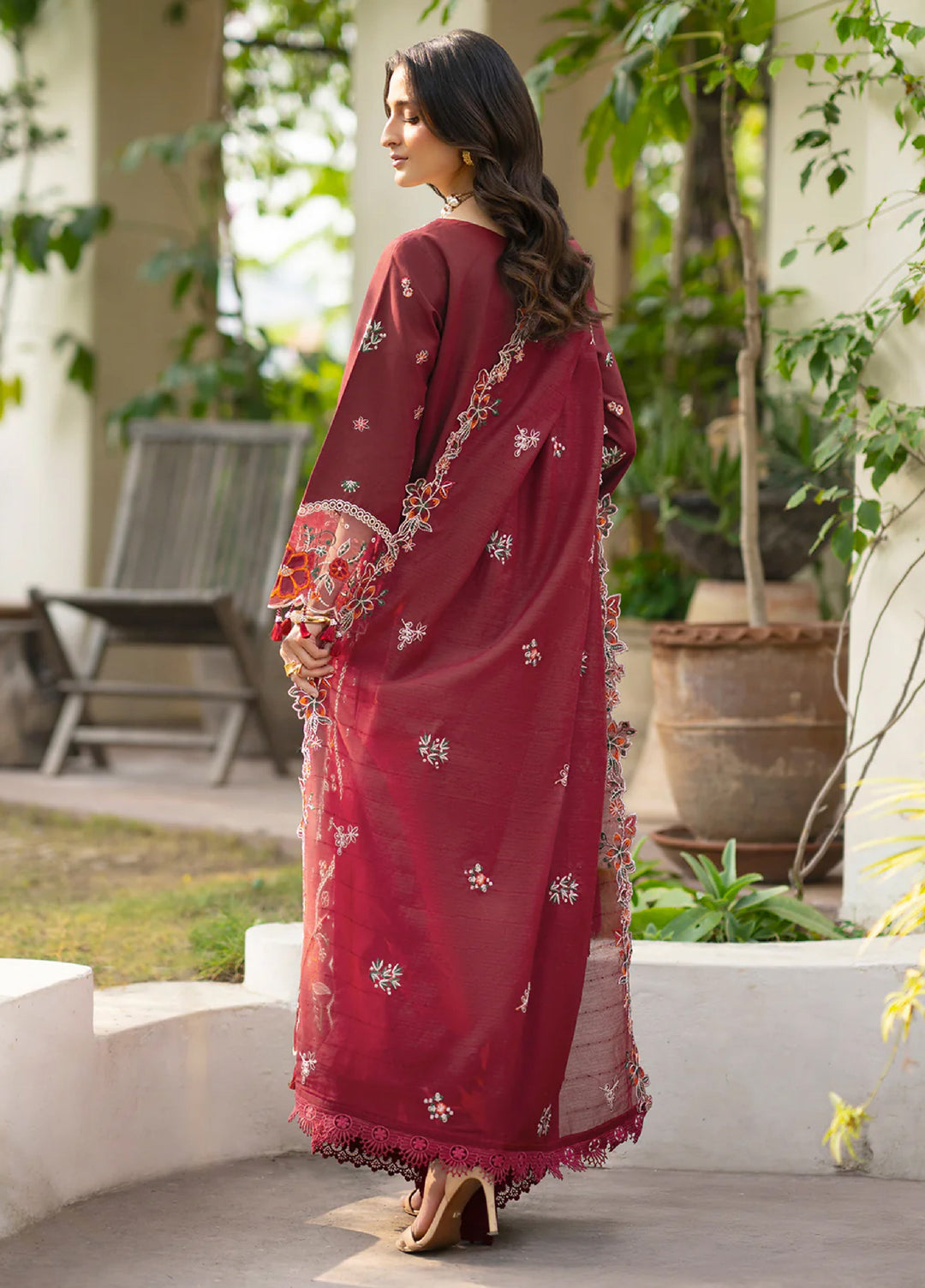 Angan by Mahnur Unstitched Embroidered Lawn 3 Piece Suit MN26UAL AAN-001 - Summer Collection