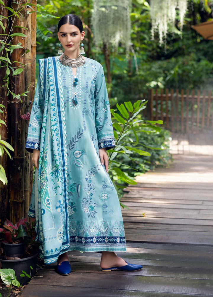 Symphony Hemline by Mushq Unstitched Karandi Embroidered 3 Piece MU25SK Glided Hour - Winter Collection