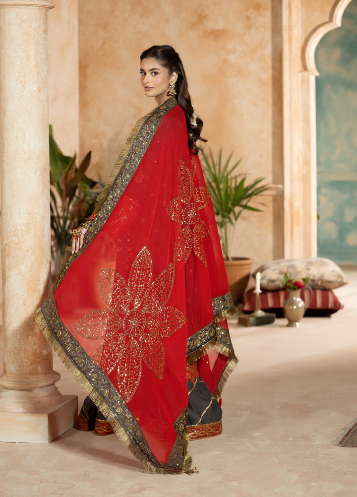 Sara Jahan Women RTW Embroidered Chiffon 3 Piece Suit SJ26RF SJ-1030 - Festive Collection