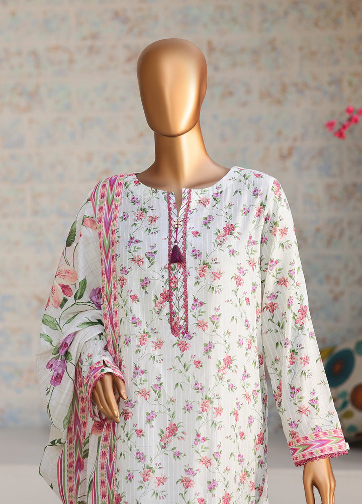 Nayab by HZ Textiles Unstitched Printed Cotton Lawn 3 Piece Suit HZ28UN NPC-04 - Casual Collection