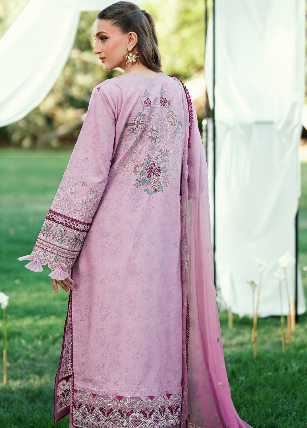 Florent Unstitched Embroidered Lawn 3 Piece Suit FL26ULE FEF-6A - Eid Collection