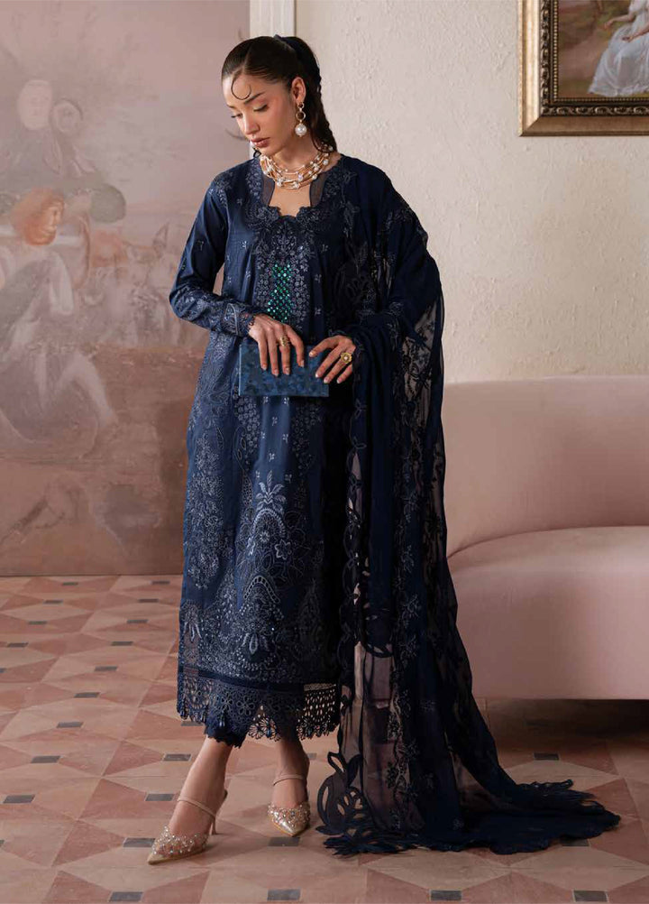 Feya by Nureh Unstitched Embroidered Lawn 3 Piece Suit NU26ULF FE-23 - Eid Collection