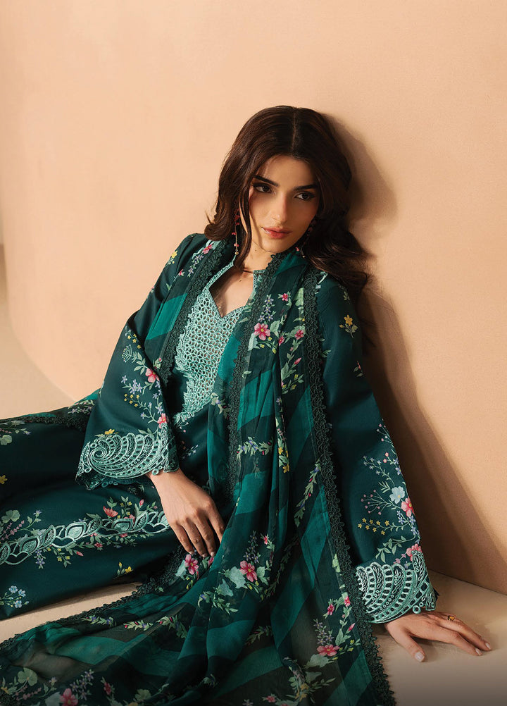 Haze A Prints by Afrozeh Unstitched Embroidered  Lawn 3 Piece Suit AF26UAP Halo FWU-115 - Summer Collection