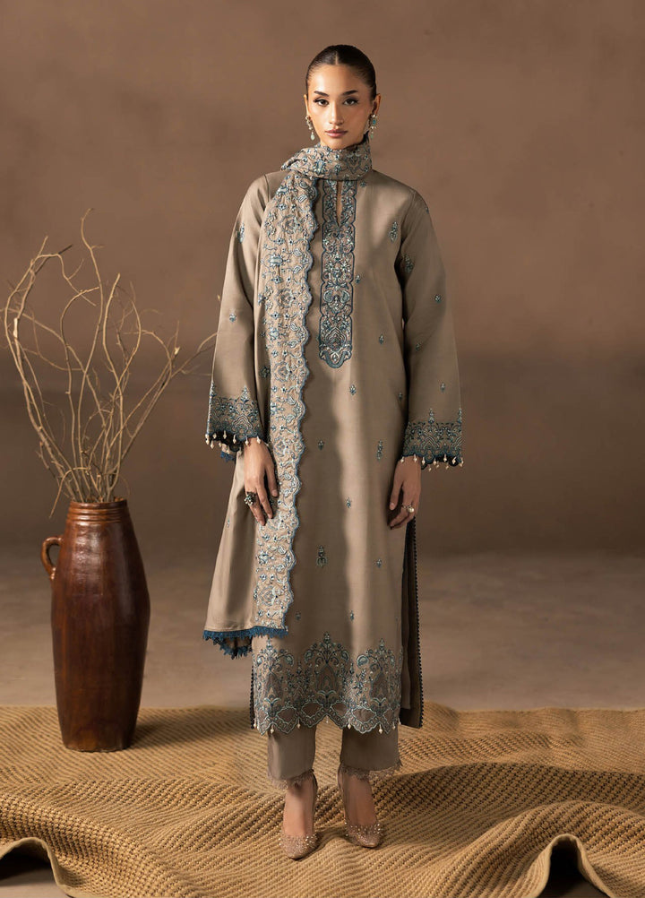 Sareen by Rajbari Unstitched Premium Viscose Chikankari 3 Piece RB25SC D-03 - Winter Collection