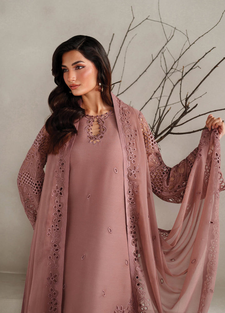 Muse Thread by Zarif Unstitched Chiffon Embroidered Suits 3 Piece ZRF25MT 02 AYLA - Festive Collection