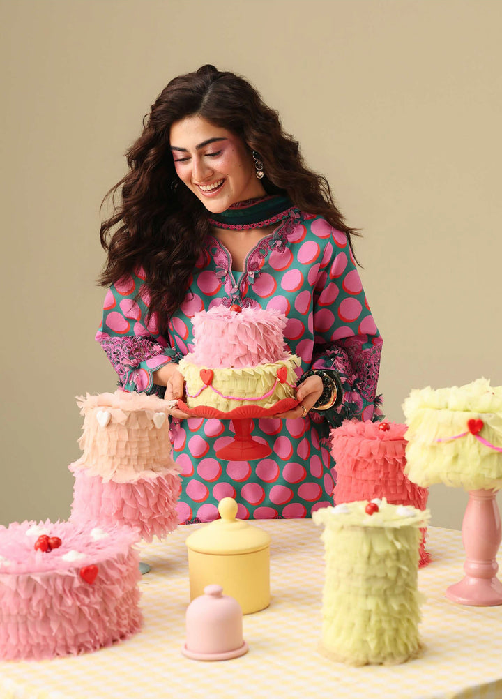 Soleil Hemline by Mushq Unstitched Printed Lawn 3 Piece Suit MU26USL Petal Sonata HUNSS260304 - Festive Collection