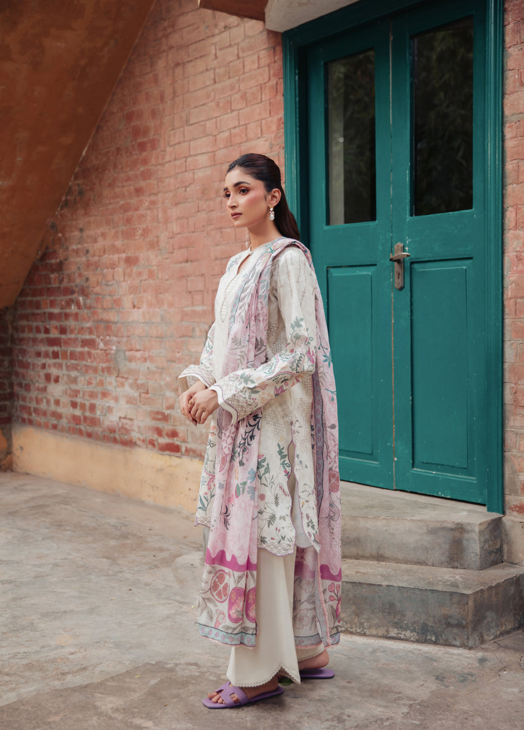 Zync by Florent Unstitched Printed Lawn 3 Piece Suit FL26ULE FZ-9 - Eid Collection