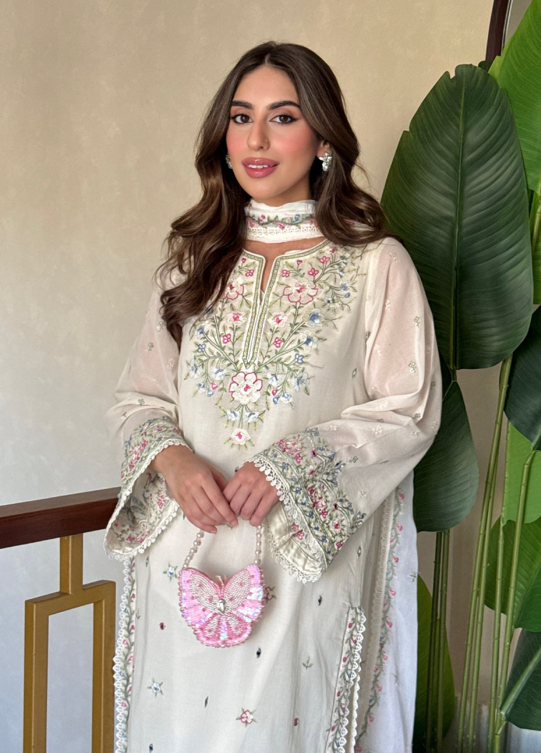 Lamhay by Dhanak Pret Swiss Voile 3 Piece DHN26PSV DC-2584 - Summer Collection