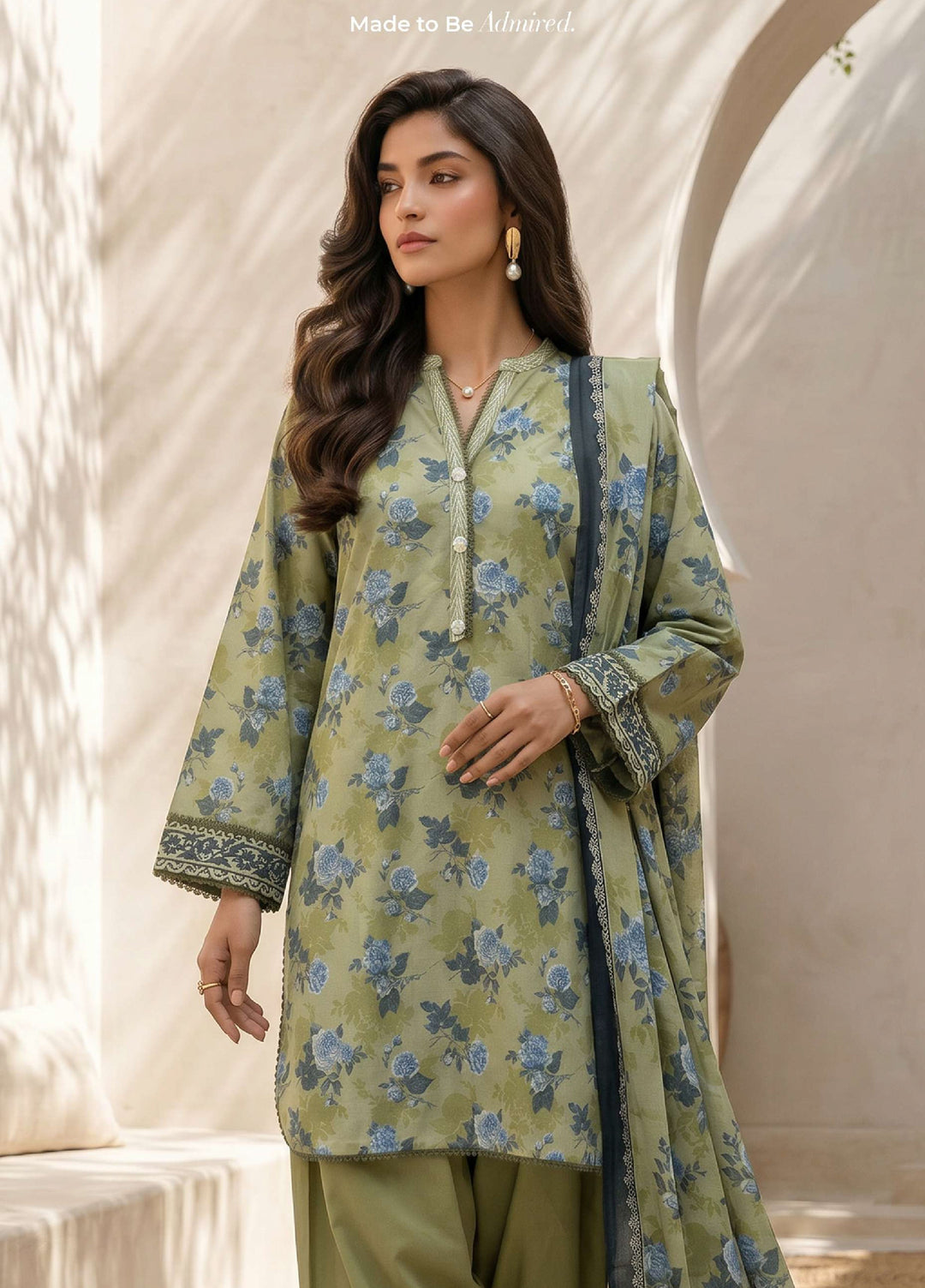 Zellbury Unstitched Printed Lawn 3 Piece Suit ZB26UCVII WUS26X38050 - Casual Collection