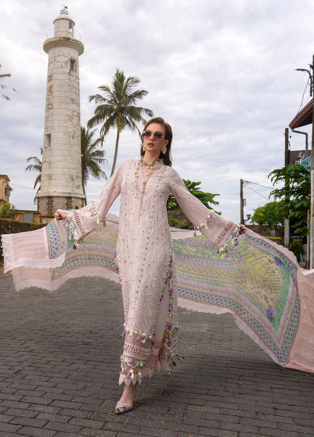 Neroli By Annus Abrar Unstitched Embroidered Lawn 3 Piece Suit ABR26UNL 05 Sofi - Festive Collection