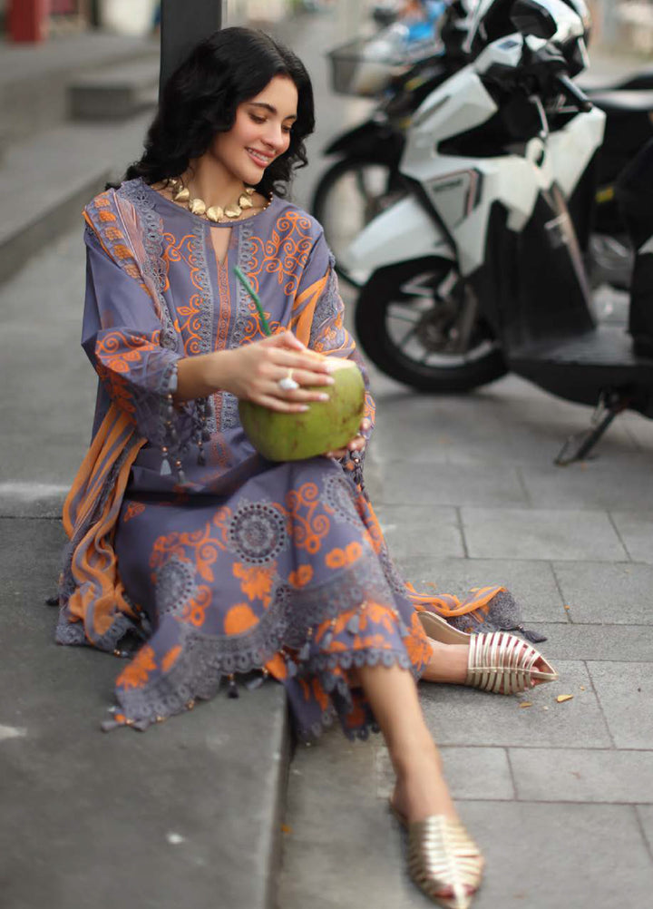 Combination by Charizma Unstitched Embroidered Lawn 3 Piece Suit CHR26UCL CC6-19 - Festive Collection
