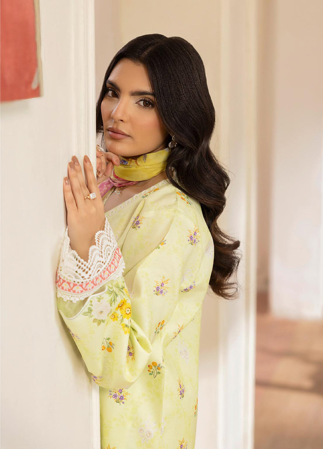 Nissa by RajBari Unstitched Printed Lawn 3 Piece Suit RB26ULN D-10 - Casual Collection