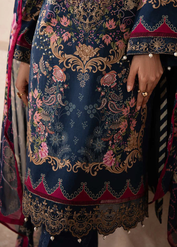 Gulaal Unstitched Embroidered Lawn 3 Piece Suit GL26ULF Aluxe D-8 - Festive Collection