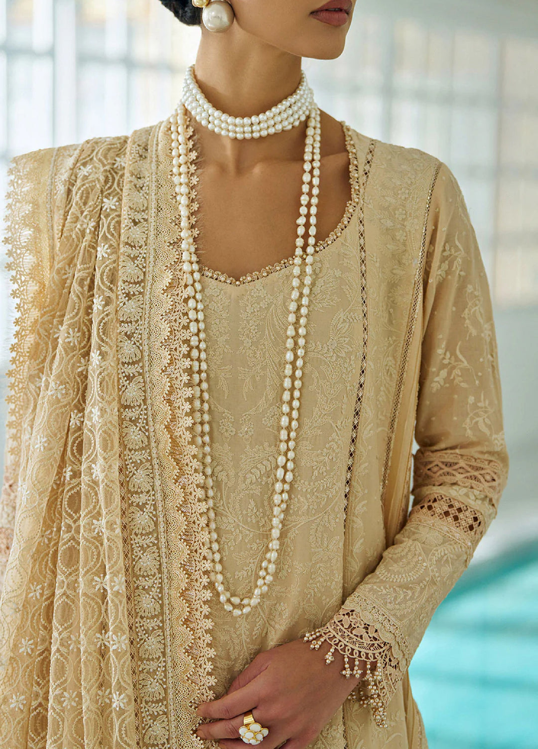 Sobia Nazir Unstitched Embroidered Luxury Lawn 3 Piece Suit SN26ULE D-03 A - Eid Collection