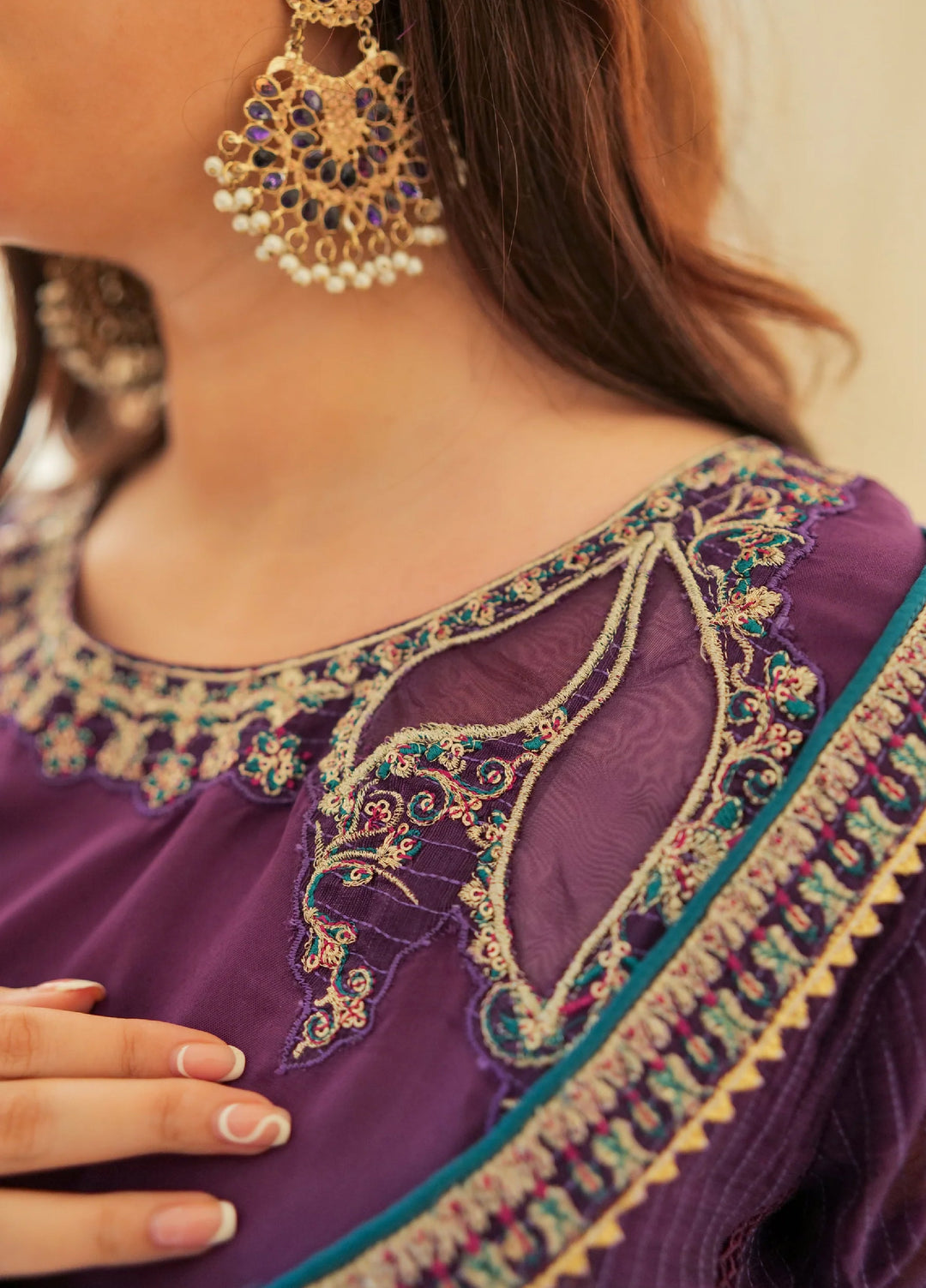 Omal by Komal Behnon Ki Eid Munar Line 3 Piece Pret Suit Zayna - Festive Collection