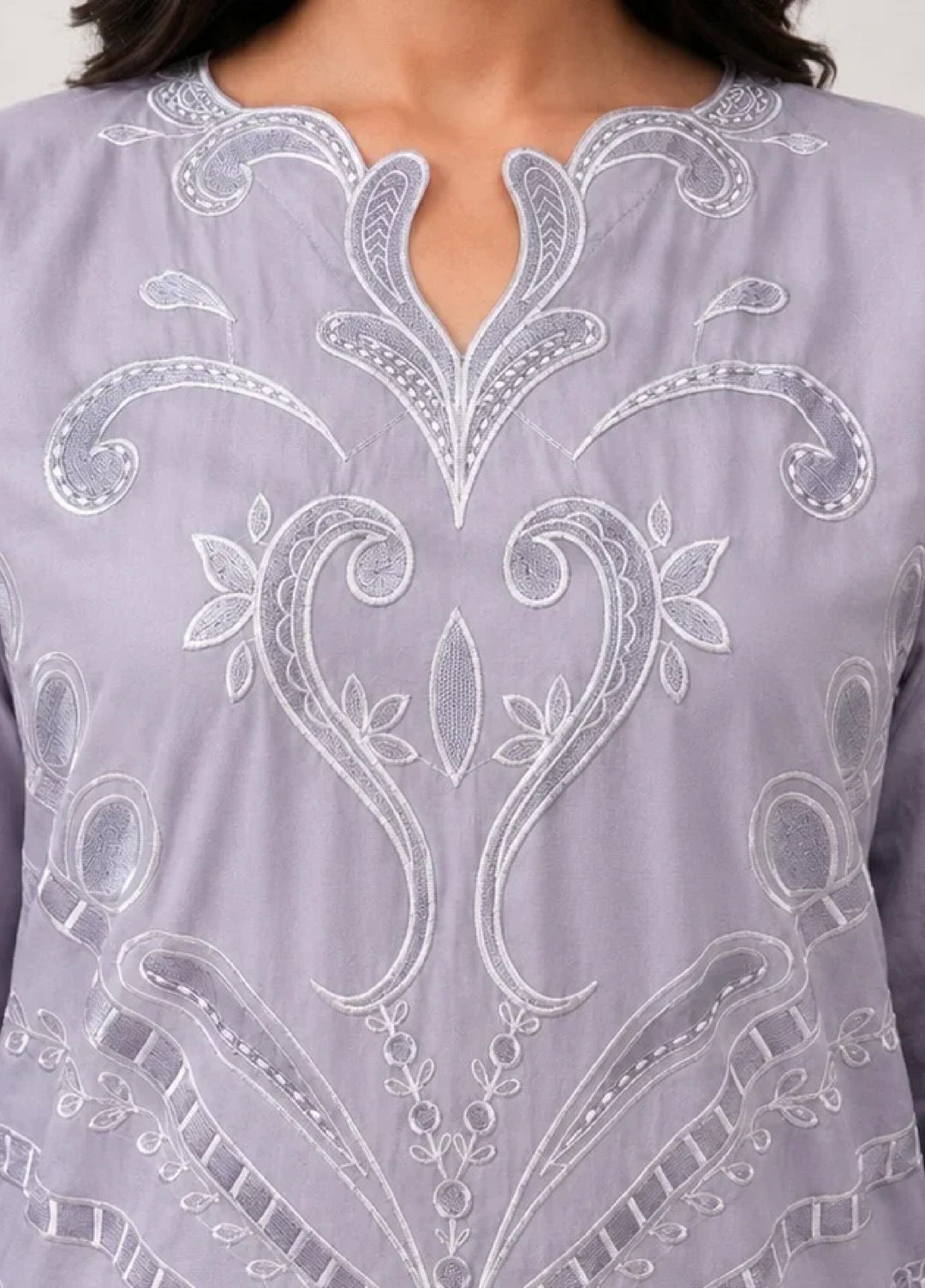 Scherezade Women RTW Embroidered Cotton Lawn 3 Piece Suit LILLY - Casual Collection