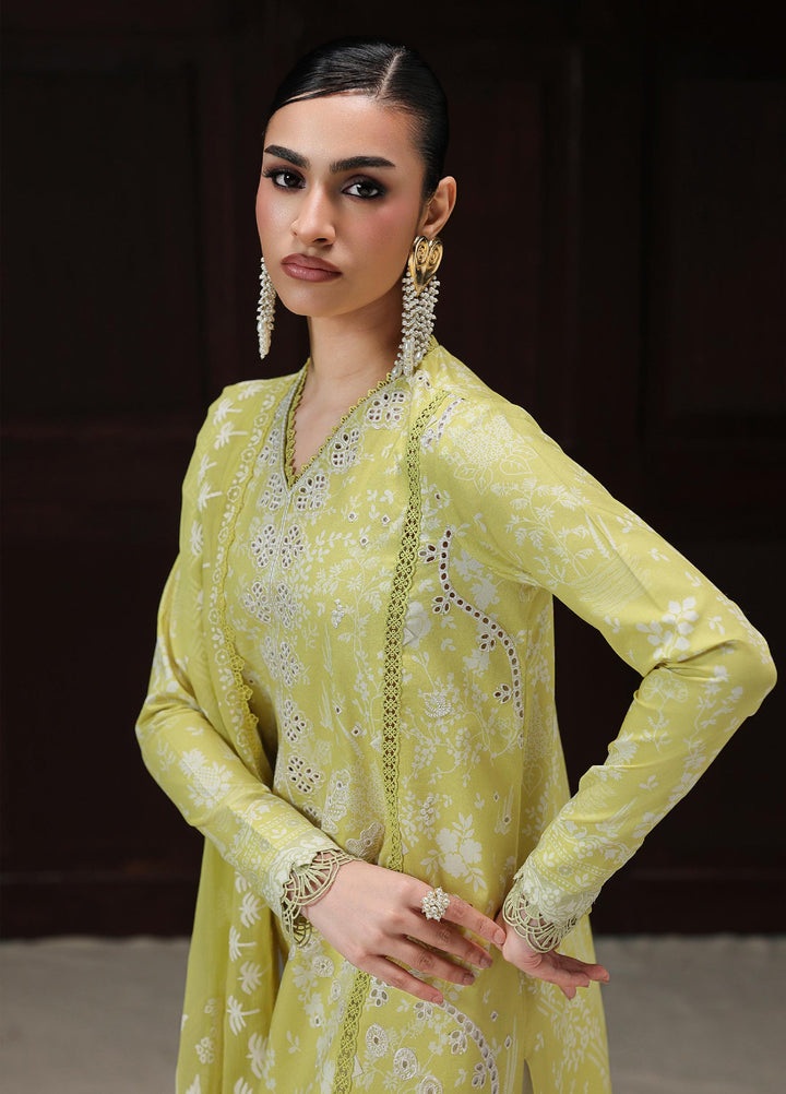 Q Prints by Qalamkar Unstitched Printed Lawn 3 Piece Suit QLK26UQL ZOHRА QQP-06 (B) - Summer Collection