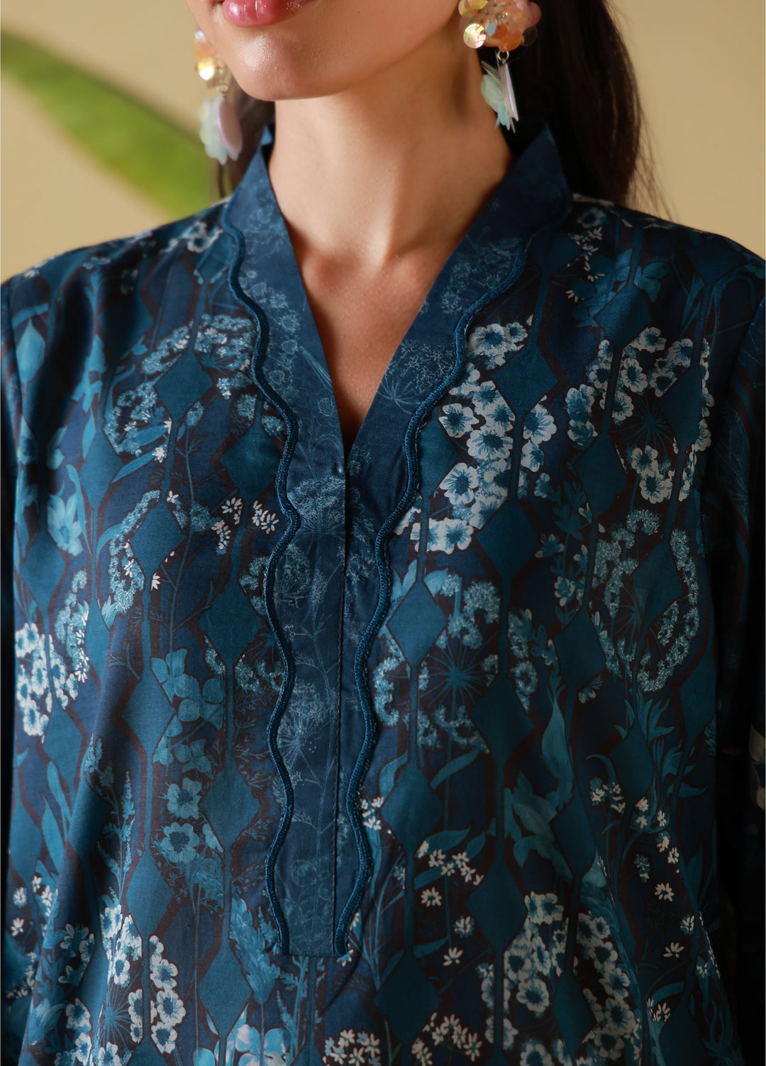 Sahar Unstitched Printed Cambric 2 Piece Suit SS1-26-26 Twilight Botanica - Summer Collection