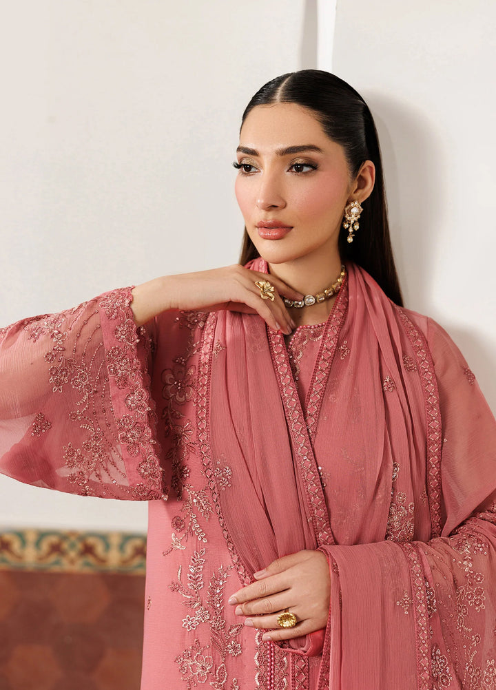 Nourah by Zarif Unstitched Embroidered Chiffon 3 Piece Suit ZR26UCN Nourah Angora ZF/ZQH/ANGORA 06 - Festive Collection