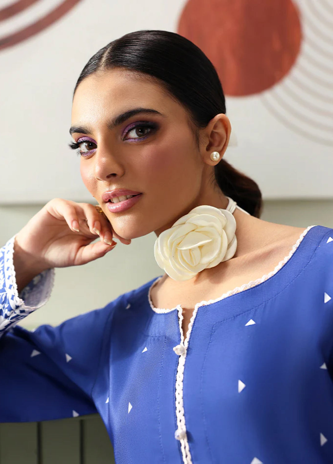 Basics by Gulaal Pret Embroidered Poly Lawn 2 Piece PL-16 Liyanah - Summer Collection