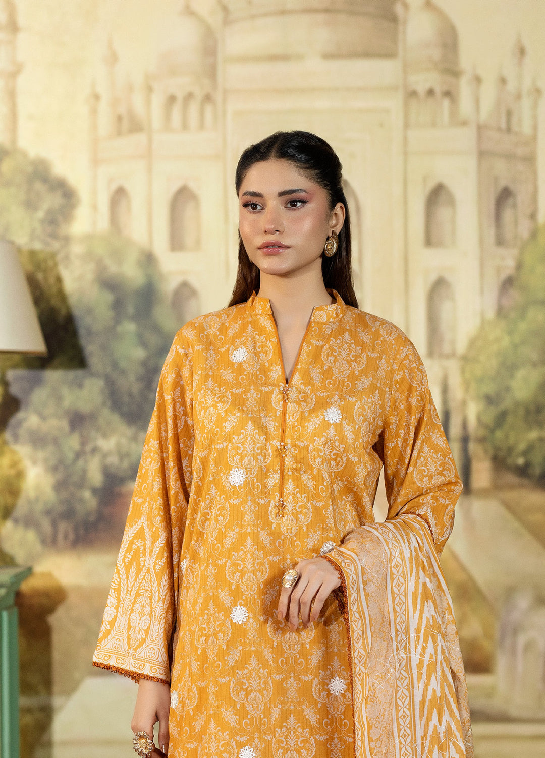 Regalia Textile Unstitched Embroidered Lawn 3 Piece Suit RG26EUS D-10 - Summer Collection