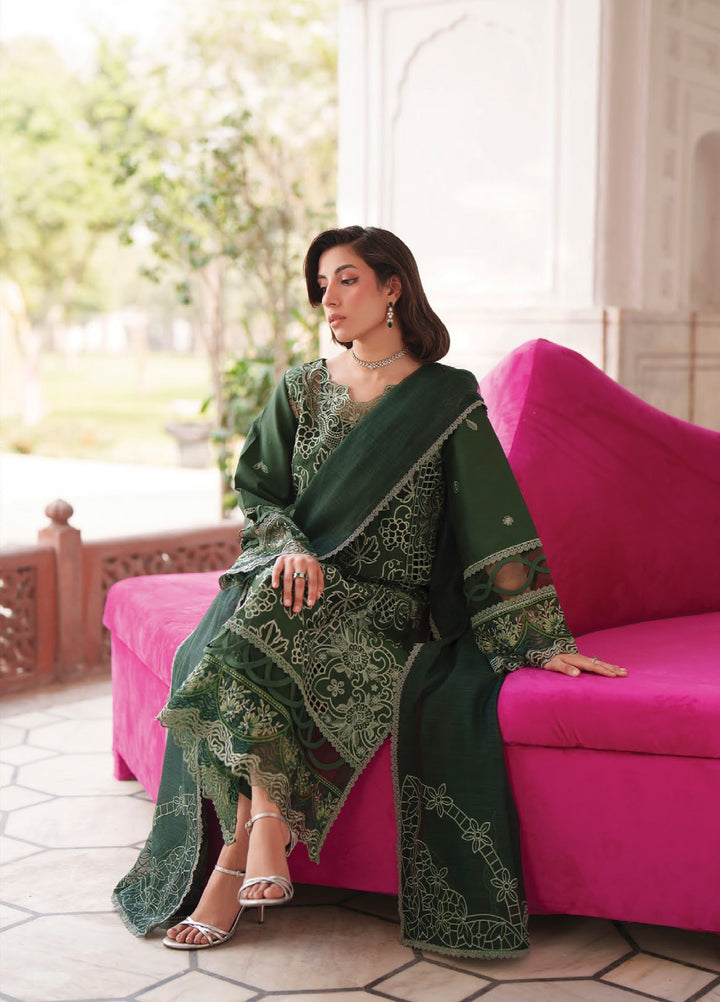Nilofer by Mahnur Unstitched Embroidered Luxury Lawn 3 Piece Suit MN26ULN N-9 - Summer Collection