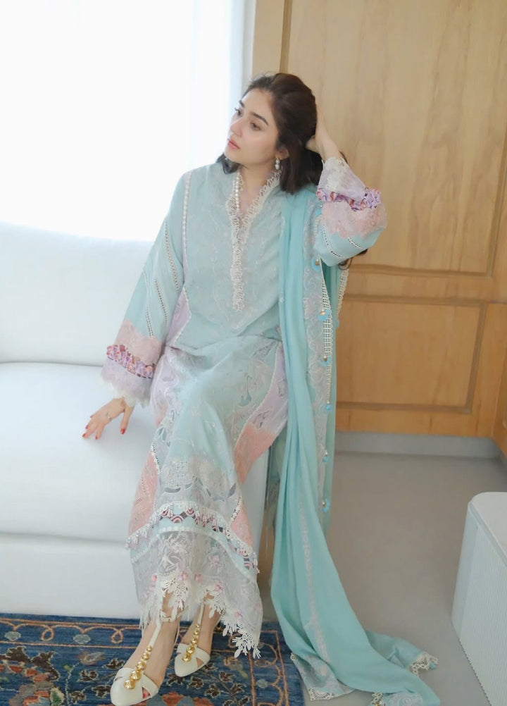 Ariya by Kanwal Malik Unstitched Embroidered Luxury Lawn 3 Piece Suit KM26UA D-3 ELIANA - Summer Collection