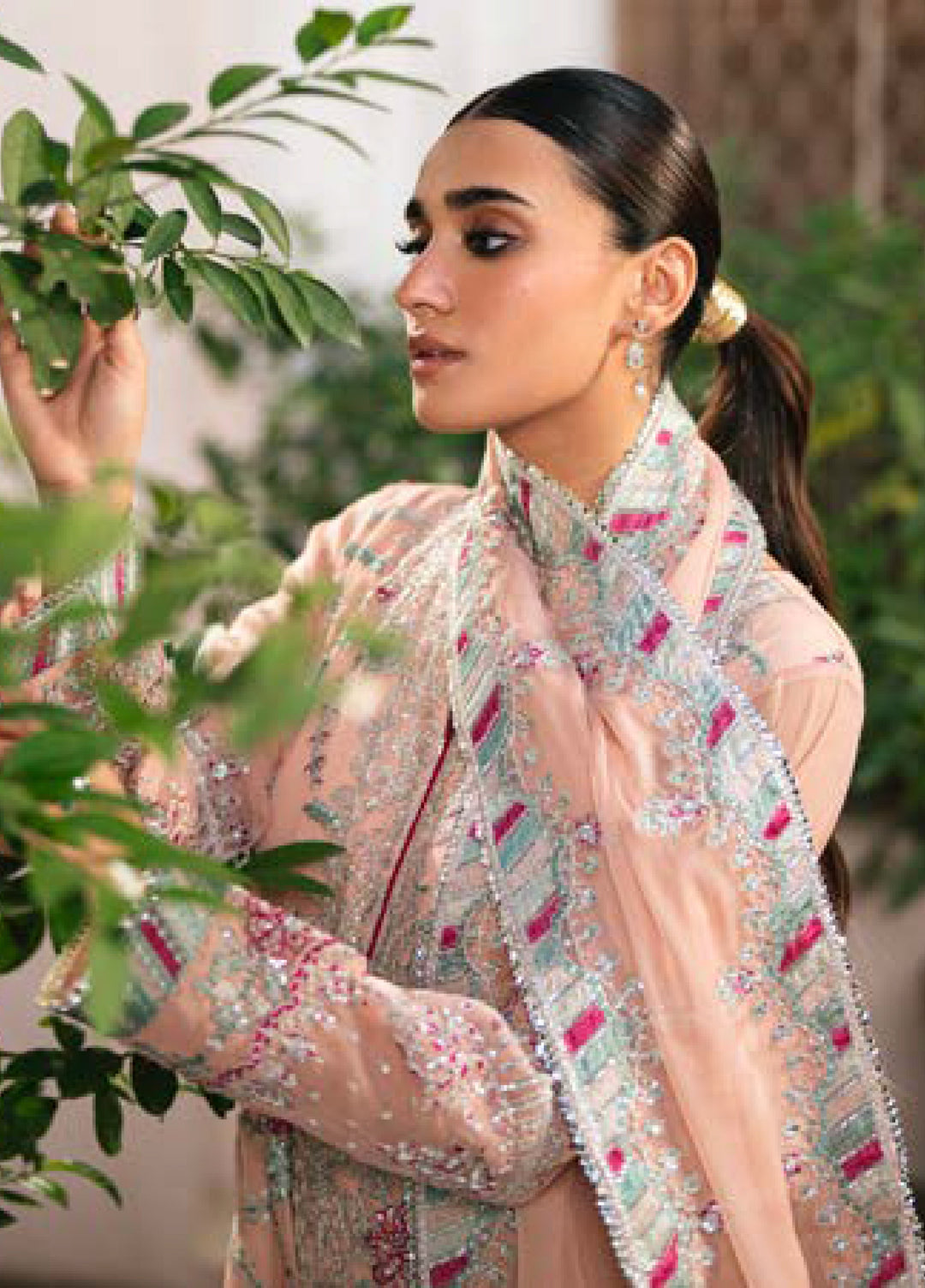 Gulnaar by Freesia Embroidered Chiffon Suits Unstitched 3 Piece FRE25GL FSU-659 Anya - Festive Collection