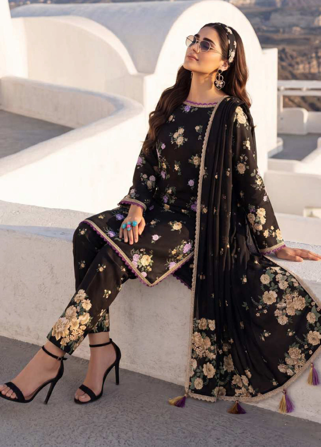 Coco Cords by Al Zohaib Unstitched Printed Lawn 3 Piece Suit AZ26UCL-2 - Casual Collection