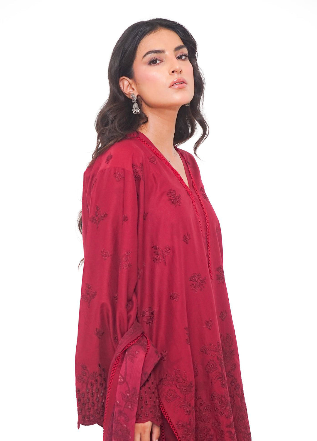 Ileen by naba bilal Unstitched Embroidered Lawn 3 Piece Suit IN26UEL SIYA - Casual Collection