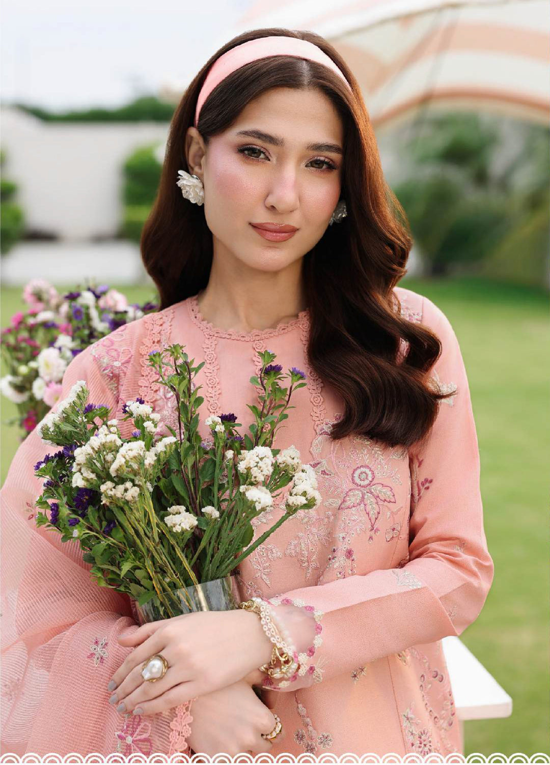 Florence by Rang Rasiya Unstitched Embroidered Lawn 3 Piece Suit RR26ULF Sahar - Festive Collection